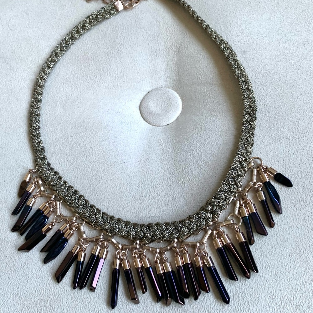 Stella & Dot Bora Fringe Necklace